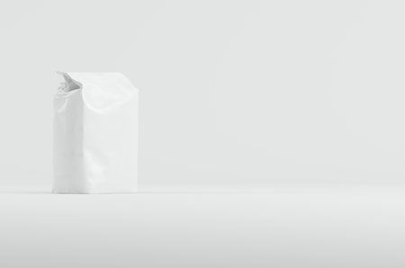 Blank Bag Flour Sugar Package Mockup 3D Renderingの写真素材