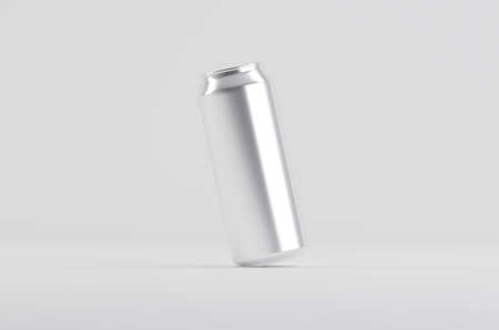 Aluminium Soda Beer Cans Mockup 3D Illustrationの写真素材