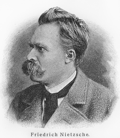 Friedrich Nietzsche - Picture from Meyers Lexicon books written in German language. Collection of 21 volumes published between 1905 and 1909. Friedrich Nietzsche - Picture from Meyers Lexicon books written in German language. Collection of 21 volumes published between 1905 and 1909.