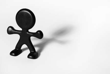 Abstract plastic figurineの写真素材