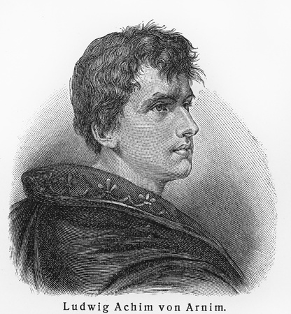 Ludwig Achim von Arnim - Picture from Meyers Lexicon books written in German language. Collection of 21 volumes published between 1905 and 1909.のeditorial素材