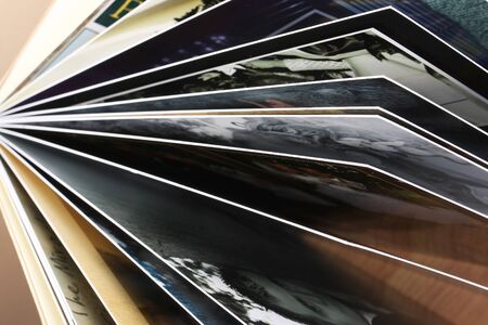 Printed photo albumの写真素材