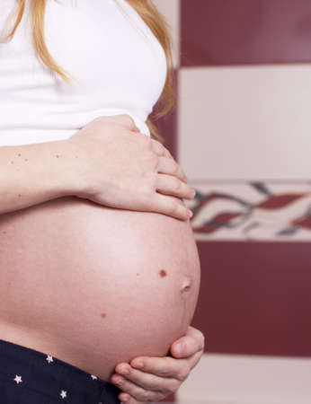 Pregnant woman belly