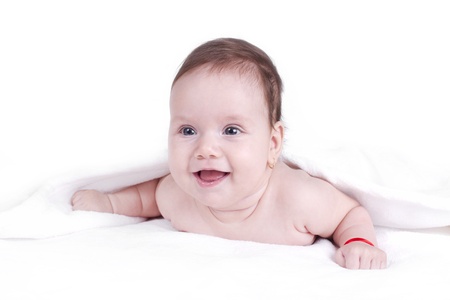 Cute baby girlの写真素材