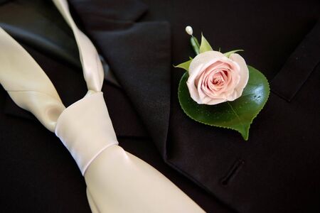 Wedding flower & suit