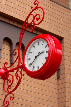 Large outdoor street clock