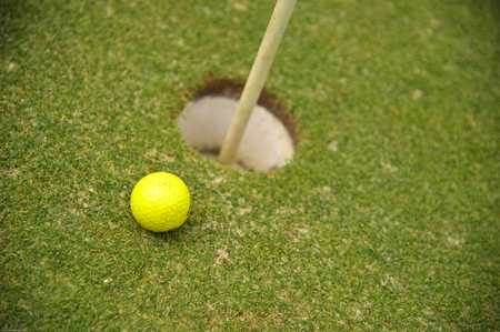 Golf Course greenの写真素材
