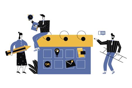 Time management concept.のイラスト素材