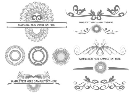 design elements のイラスト素材