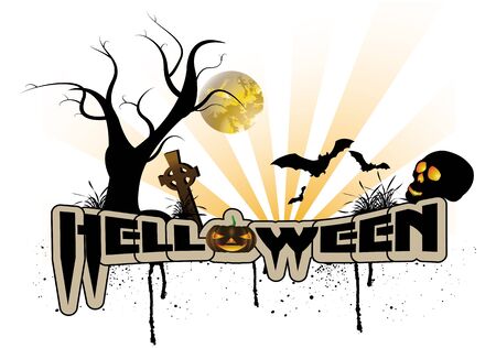helloween backgroundのイラスト素材