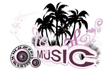 musis backgroundのイラスト素材