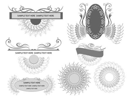 Design elements for pageのイラスト素材