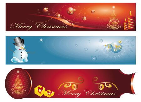 christmas bannerのイラスト素材