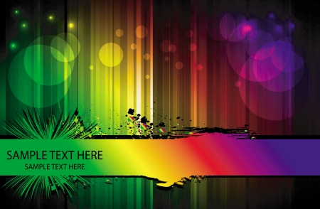 abstract background with bannerのイラスト素材