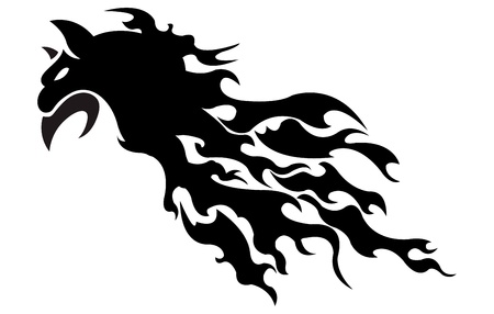 lion tattooのイラスト素材