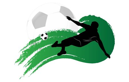 football backgroundのイラスト素材