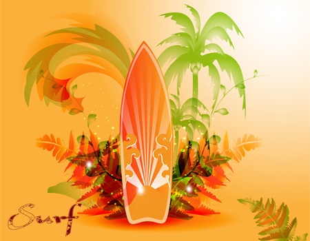 surf backgroundのイラスト素材