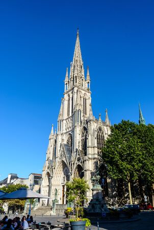 Basilique Saint-Epvre cathedral church in Nancy, Lorraine, France.の写真素材