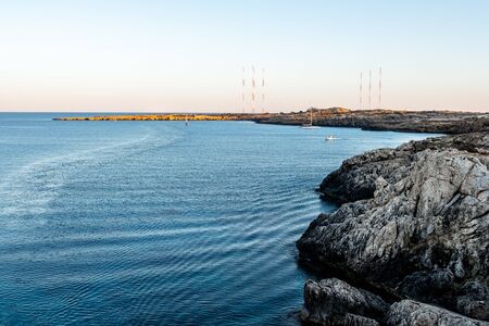 Blue sea, mediterranean sea, Cuprusの写真素材