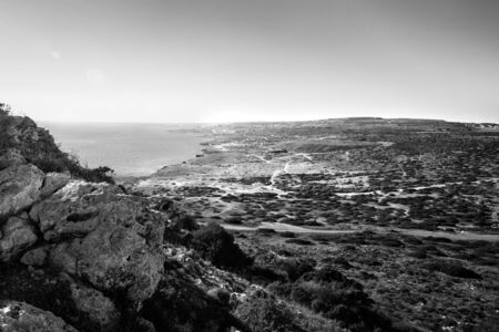 Aerial vew on the land. Cyprusの写真素材