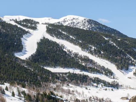 letter x in the mountains with ski tracksの写真素材