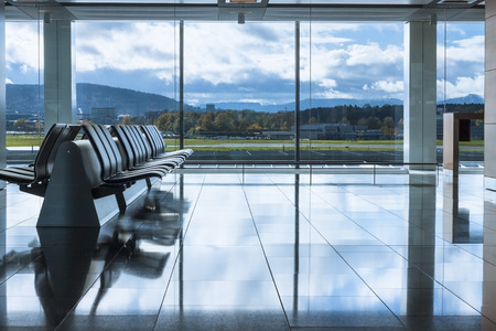 Airport waiting loungeの写真素材