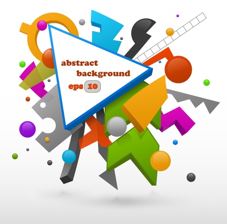  3d abstract backgroundのイラスト素材