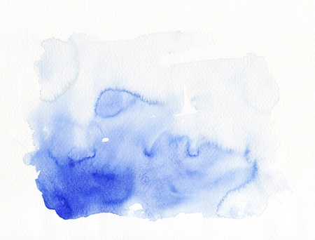 Blue abstract paint on textured paperの写真素材