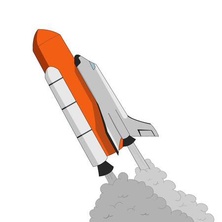 Space shuttleのイラスト素材
