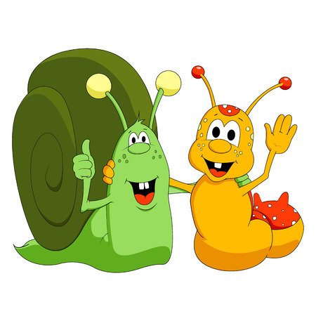  Little friendsのイラスト素材