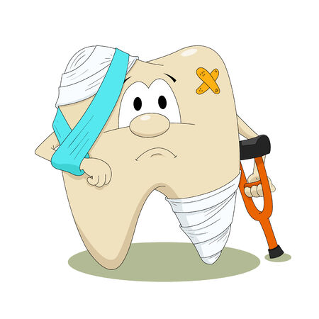 Diseased toothのイラスト素材