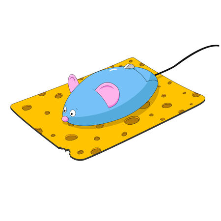 Mice on the tableのイラスト素材