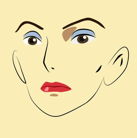 Women faceのイラスト素材