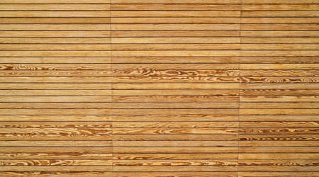 Texture and background for the material. Unique texture pattern of yellow wood plank wall