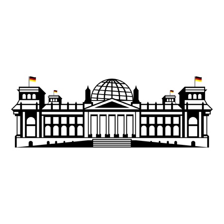 reichstagのイラスト素材
