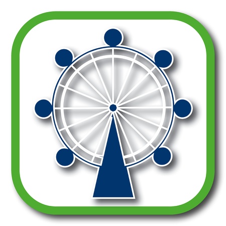 amusement park iconのイラスト素材