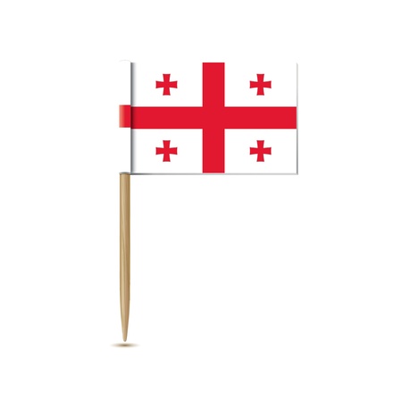 georgia flagのイラスト素材