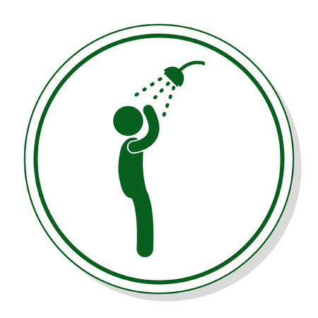 Web icon for communication - showerのイラスト素材
