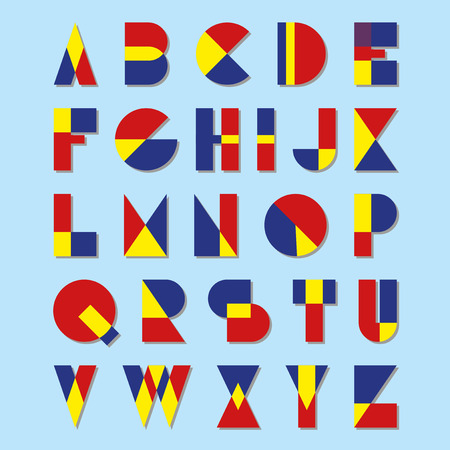 Vector Alphabet Setのイラスト素材