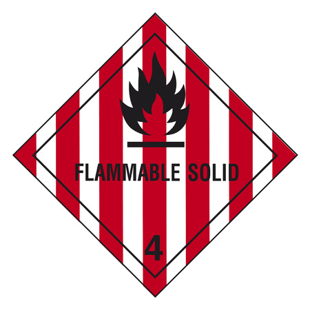 Hazardous materials signのイラスト素材