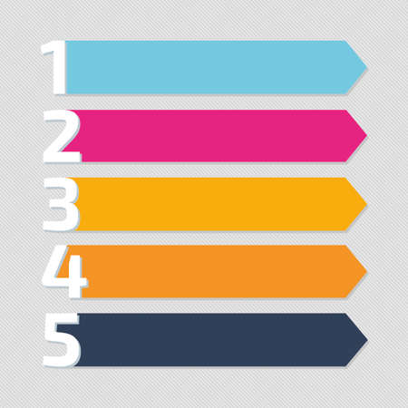 Infographics Set Template for diagram, graph, presentation and chartのイラスト素材