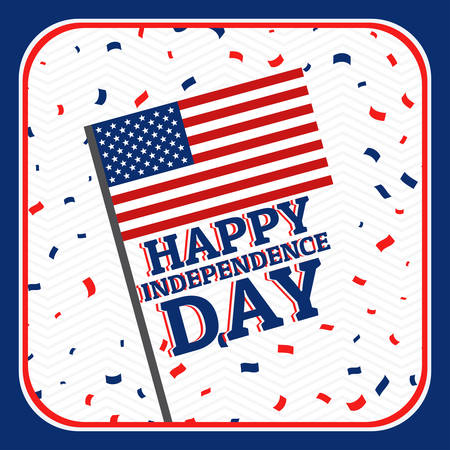Independence Day - 4th julyのイラスト素材
