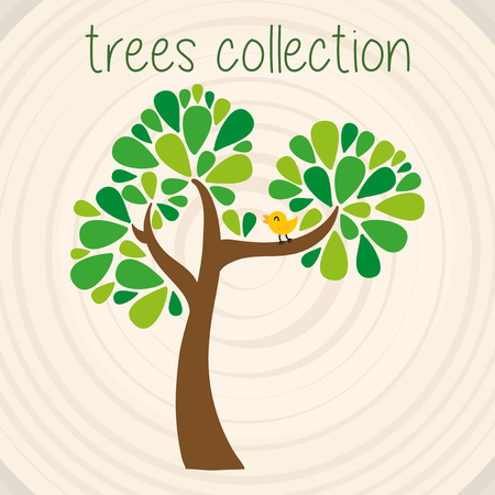 Trees Selectionのイラスト素材
