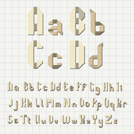 Vector Alphabetのイラスト素材
