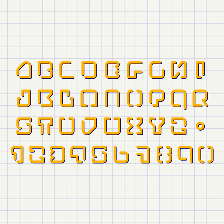 Vector Alphabetのイラスト素材