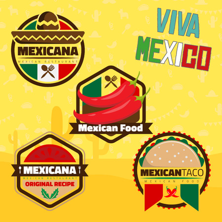 Mexican Elementsのイラスト素材