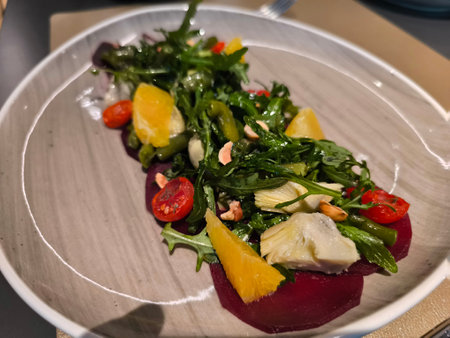 salad with vegetables