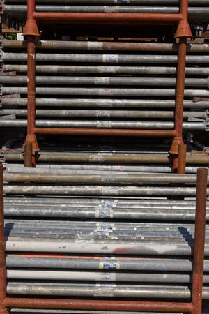 Ring lock scaffolding, construction equipment