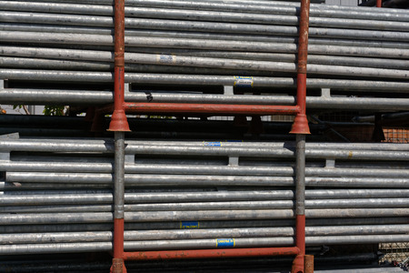 Ring lock scaffolding, construction equipment