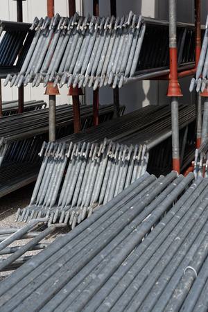 Ring lock scaffolding, construction equipment